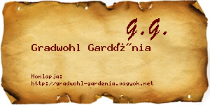 Gradwohl Gardénia névjegykártya